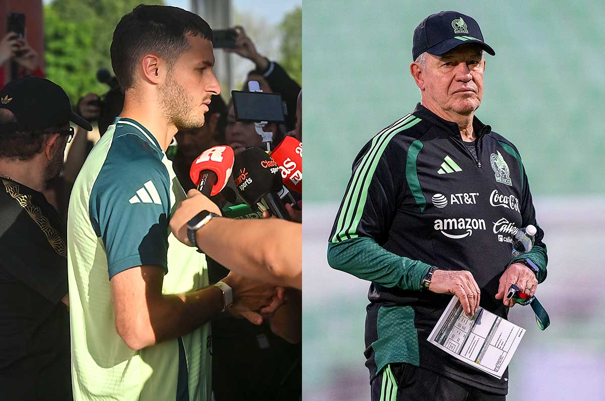 “No me importa que no meta goles”: Javier Aguirre respalda a Santi