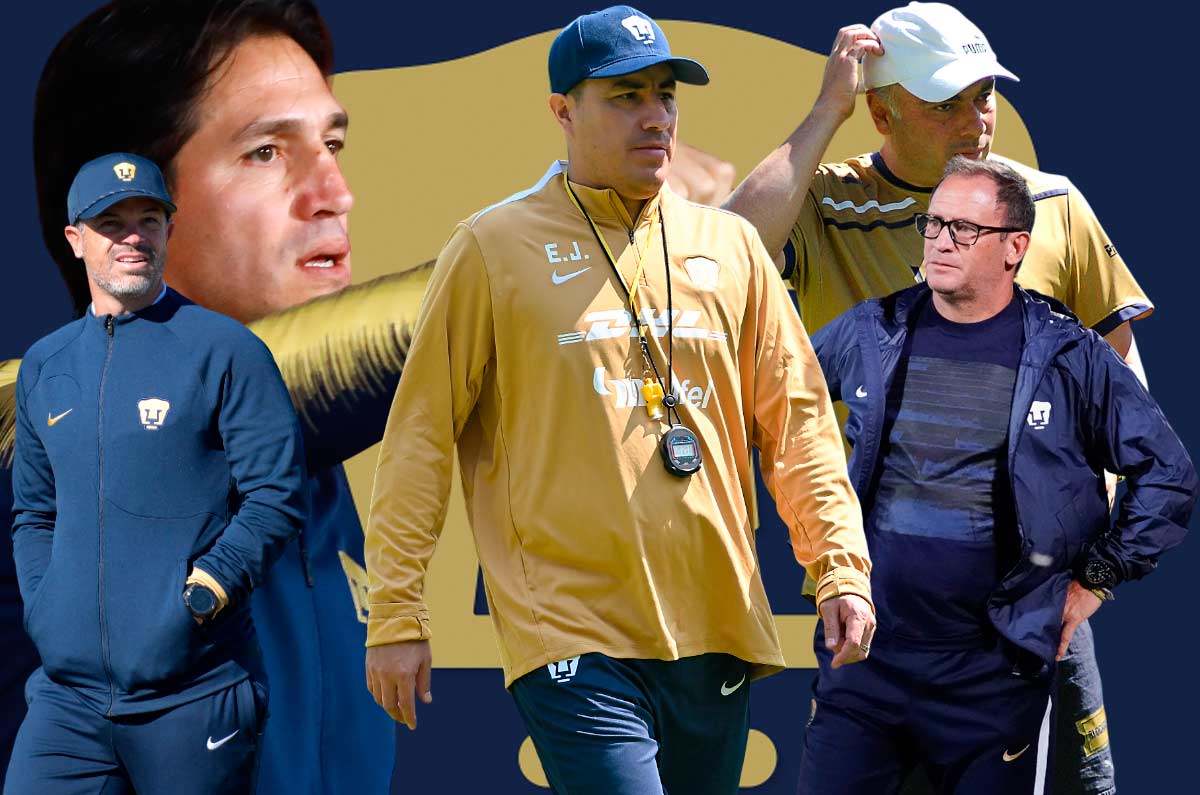 Pumas, 14 técnicos en 15 años de fracaso