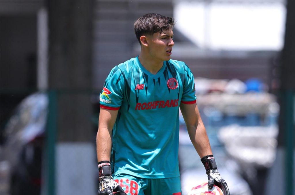 Santiago López, portero de los Diablos Rojos de Toluca