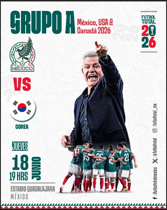 Corea del Sur será el segundo rival de México
