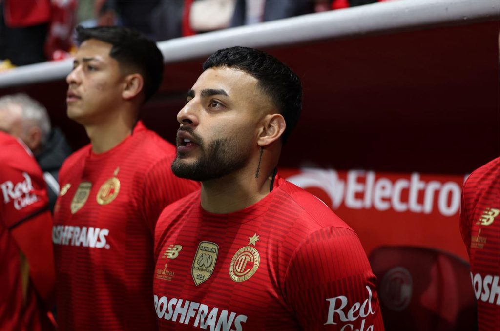 Alexis Vega nuevamente lesionado y fuera de Toluca