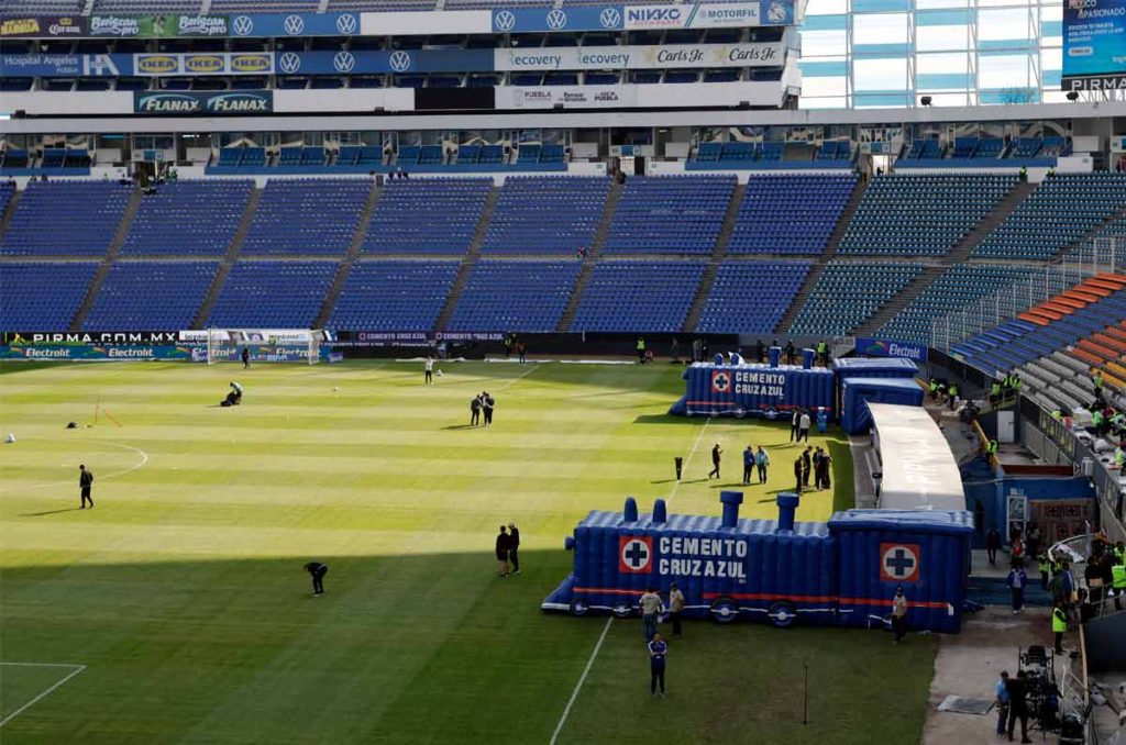 Cruz Azul se ha mudado al estadio Cuauhtémoc para sus partidos como local
