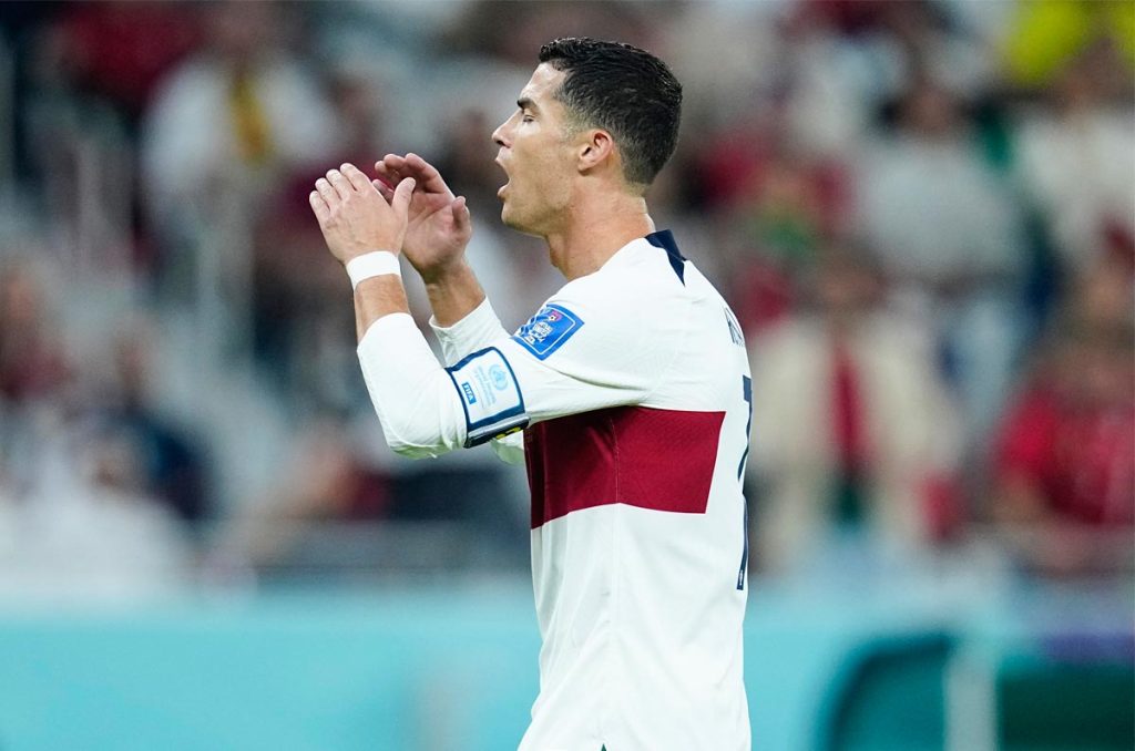 Se tambalea Cristiano Ronaldo del México vs Portugal