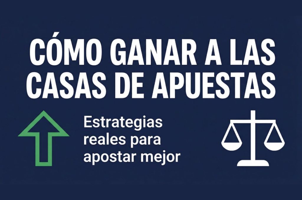 Cómo ganarle a las casas de apuestas con estrategia real