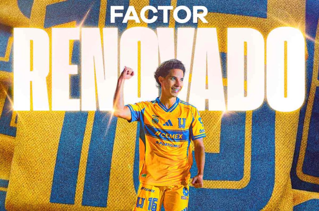 Tigres renovó el contrato de Diego Lainez hasta Junio del 2030