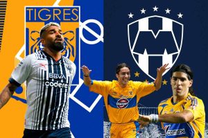 Rodrigo Aguirre y los delanteros que han jugado para Rayados y Tigres