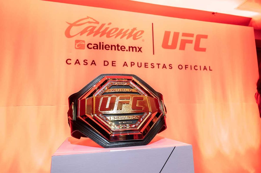 UFC anuncia a Caliente MX como socio oficial de apuestas deportivas en México