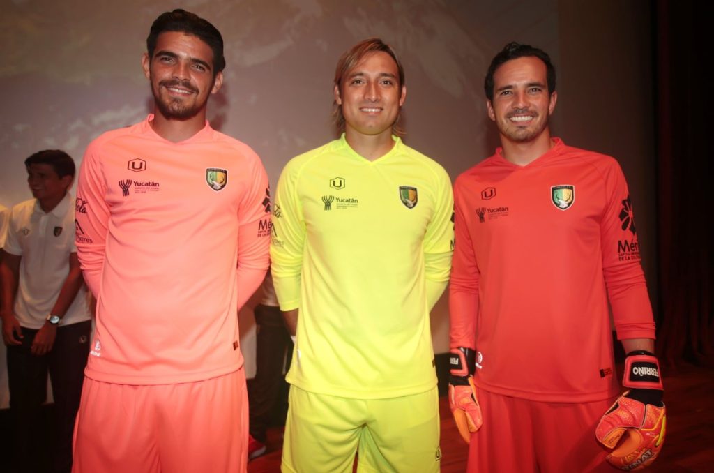 Andrés Gudiño, Armando Navarrete y Ricardo Ferriño en su etapa con Venados de Yucatán