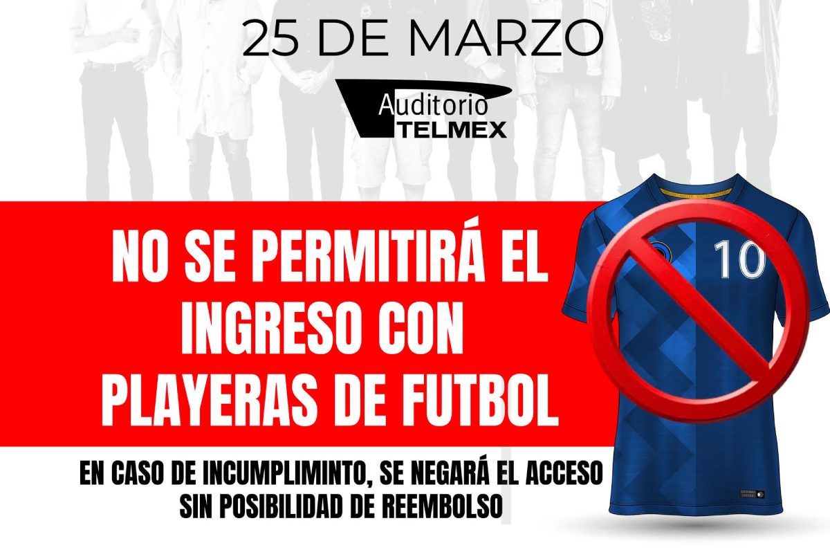 La razón por la que los Fabulos Cadillacs prohiben jerseys en sus conciertos