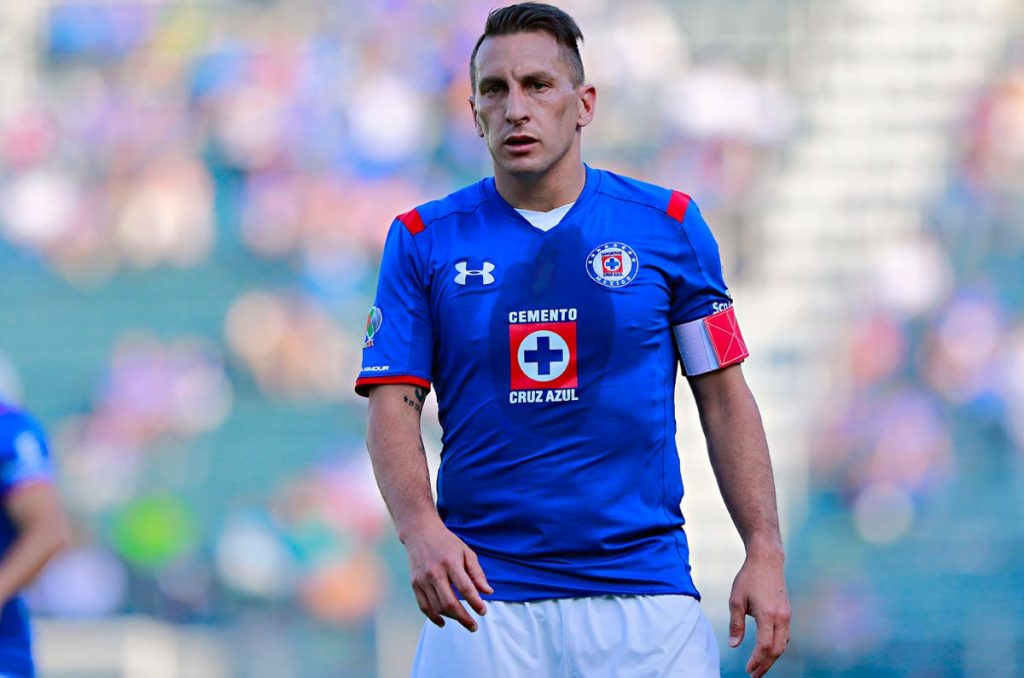Christian Chaco Giménez en su etapa con la Máquina de Cruz Azul