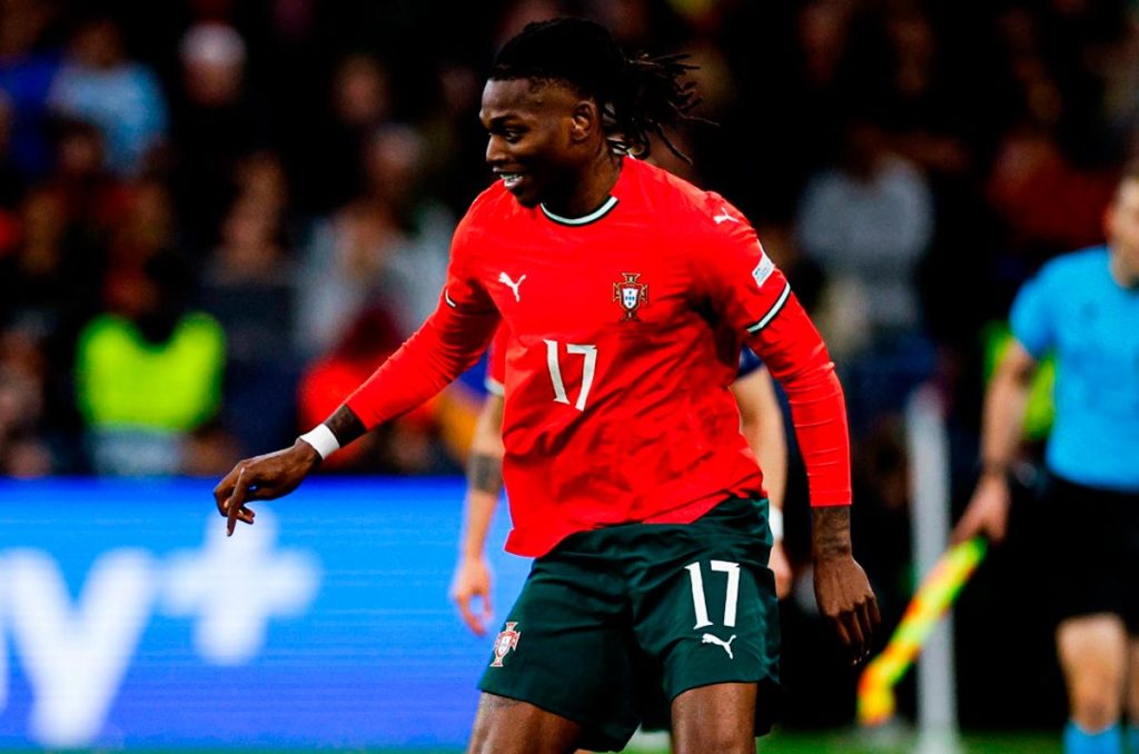Rafael Leão se enfrentará a México luego que fue convocado por Portugal