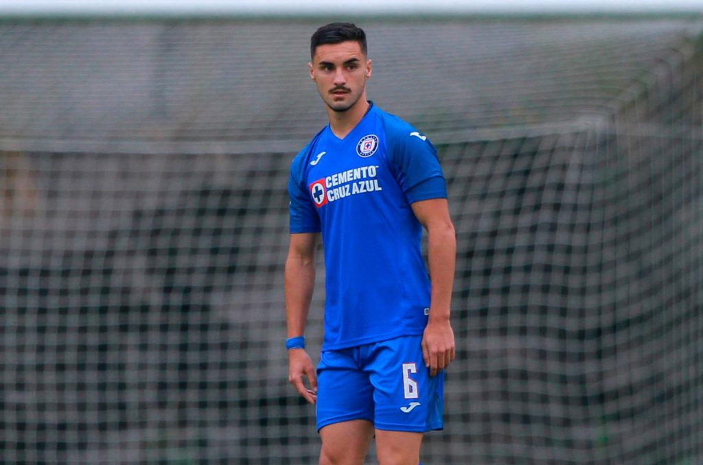 Stephen Eustáquio durante su breve paso con la Máquina de Cruz Azul