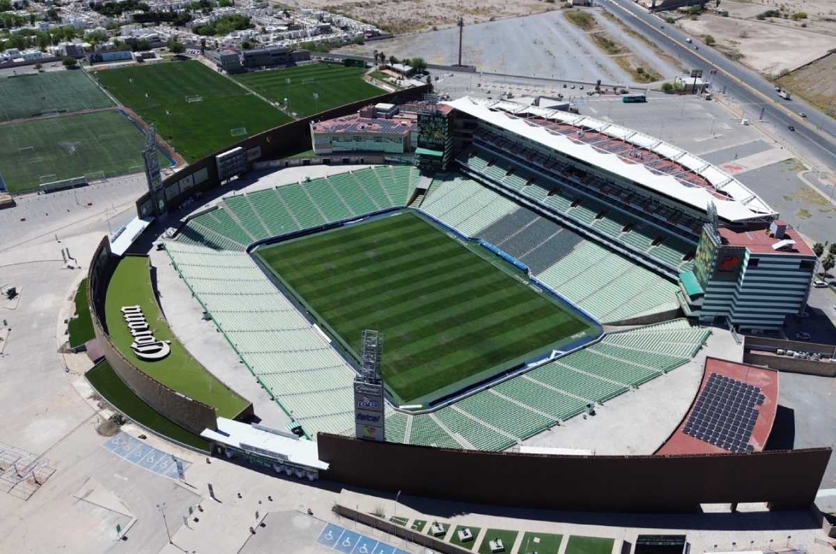 Estadio Corona se moderniza: Santos Laguna mejora infraestructura