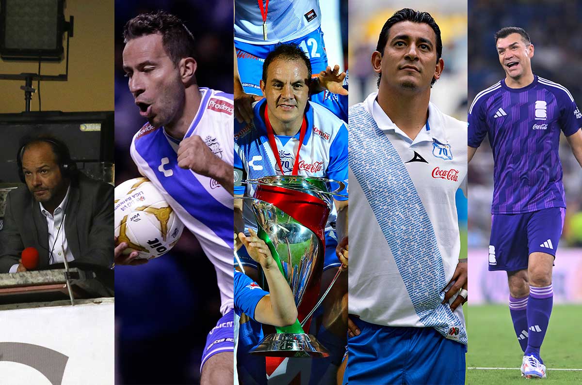 Luis Gabriel Rey y Cuauhtémoc Blanco fueron campeones con Puebla