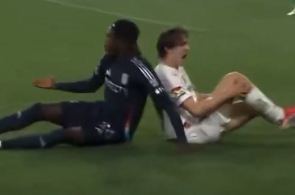 Marcel Ruiz tuvo un choque con otro jugador de San Diego