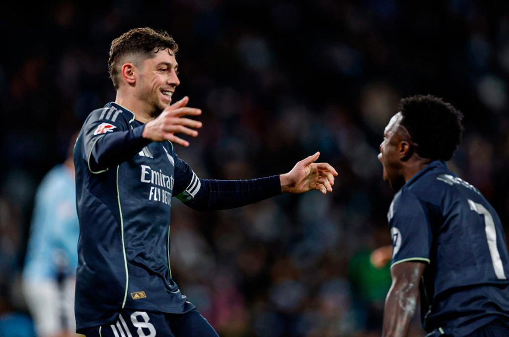 Fede Valverde y Vinicius quieren vencer al Manchester City en la Champions League