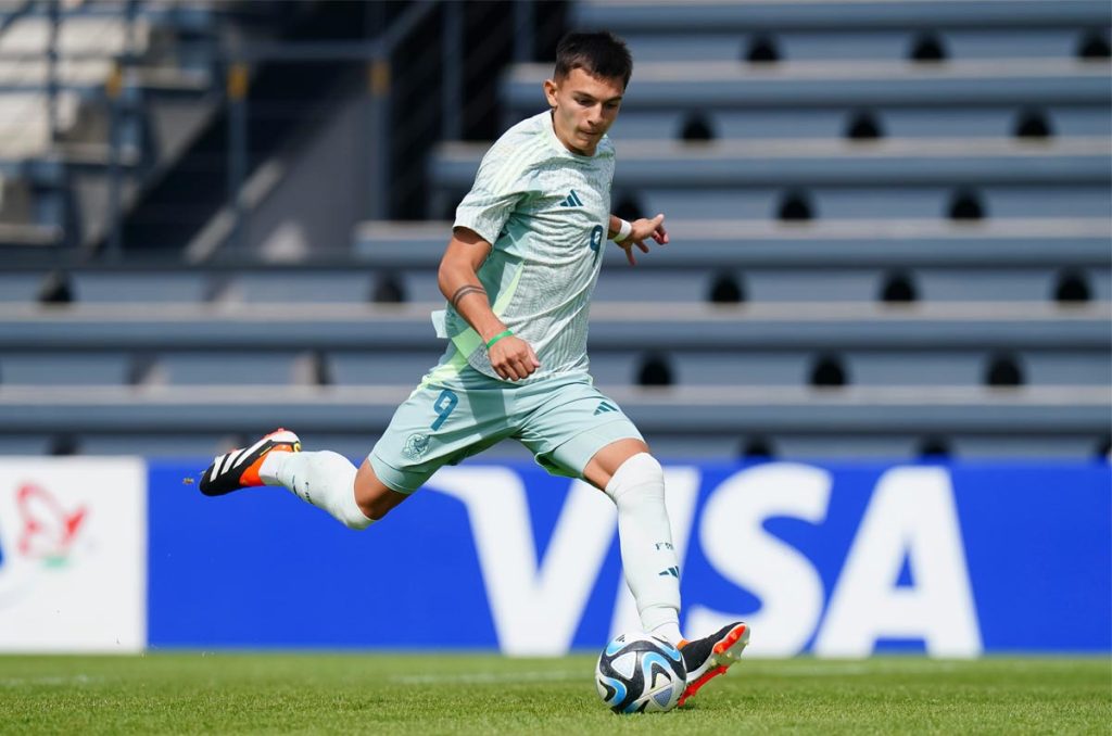 Thiago Gigena, delantero de la Selección Mexicana en categorías menores