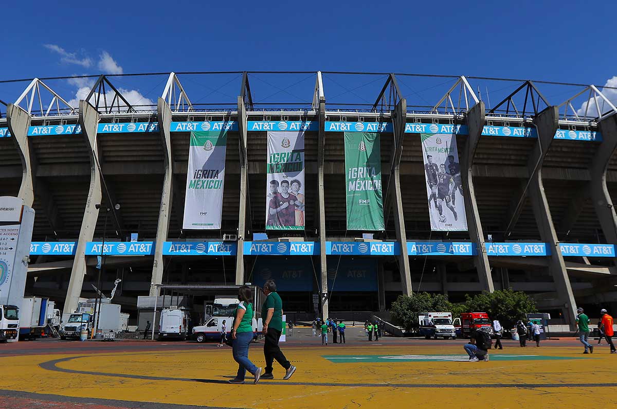 Vandalizan el Estadio Azteca a días de su reapertura