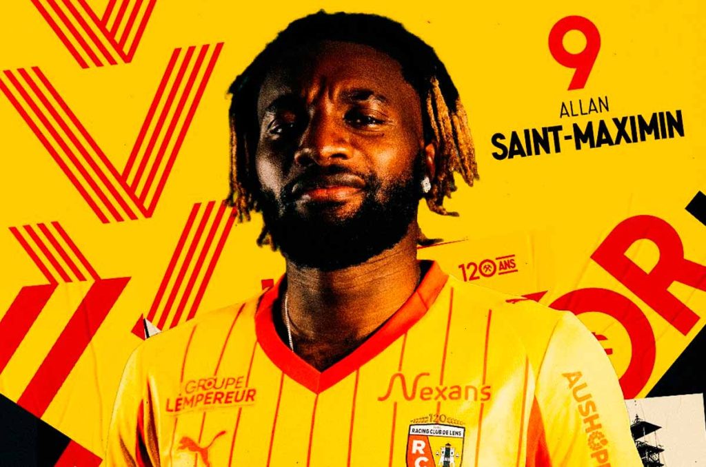 Luego de su fallido paso por América, Allan Saint-Maximin busca un segundo aire con RC Lens