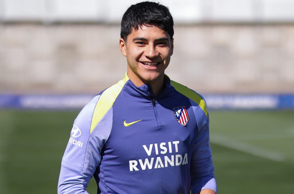 Obed Vargas no ha tenido minutos con el Atlético de Madrid
