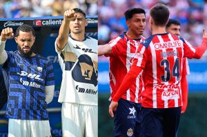 Pumas y Chivas, con los tridentes más productivos