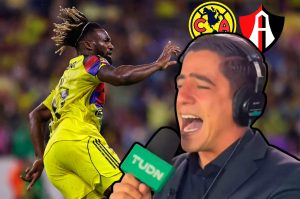 Ridículo festejo en francés de Andrés Vaca, un recuerdo del América vs Atlas