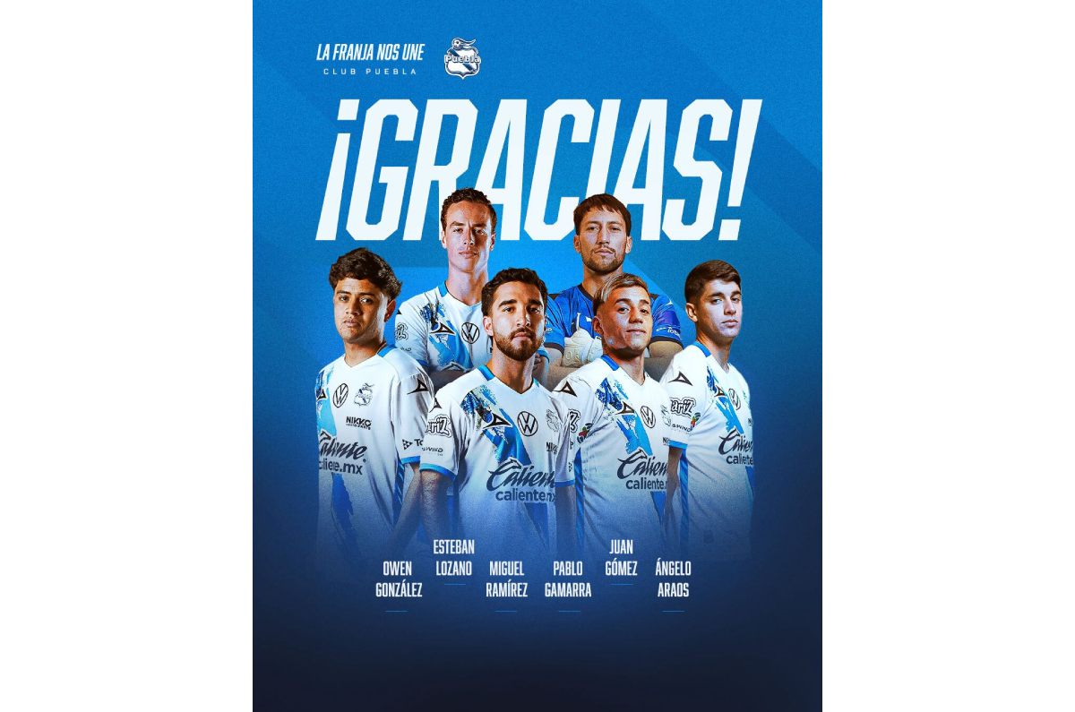 Puebla comienza la limpia: confirman 6 bajas para el Apertura 2026