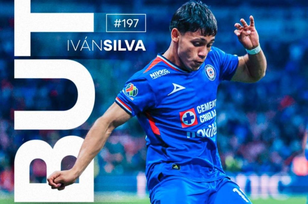 Iván Silva debutó oficialmente con la. Máquina de Cruz Azul