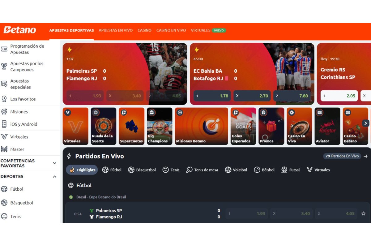 Opciones de apuestas deportivas en Betano México: deportes con mayor variedad