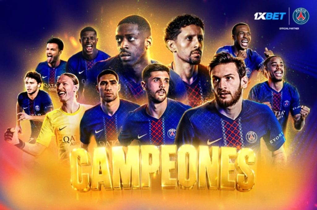 ¡Dos veces campeón de la Champions League: el Paris Saint-Germain confirma su estatus como la mejor dinastía del fútbol junto a 1xBet!