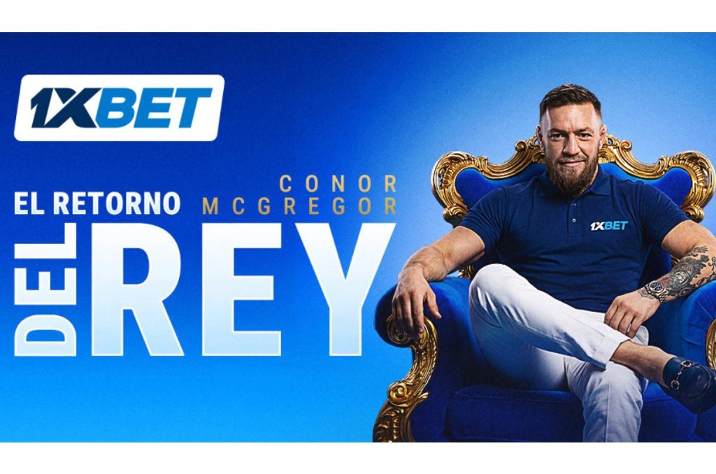 El rey ha vuelto: Conor McGregor es nuevo embajador global de 1xBet