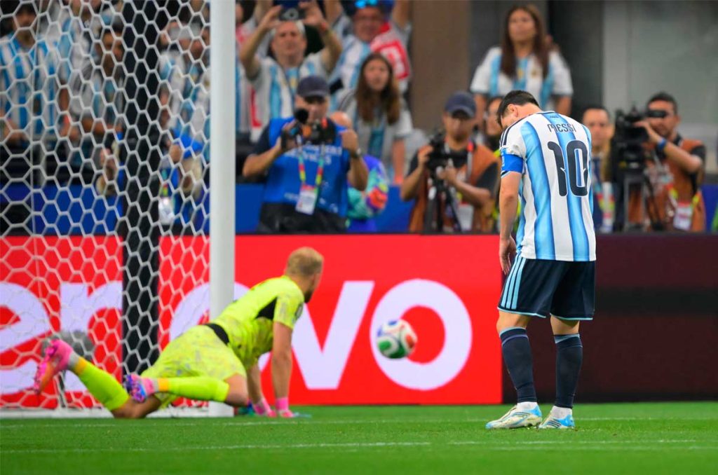 Lionel Messi no ha estado fino con los penales en las Copas del Mundo